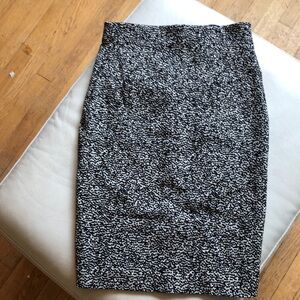 Donna Karon high waist black/khaki midi skirt